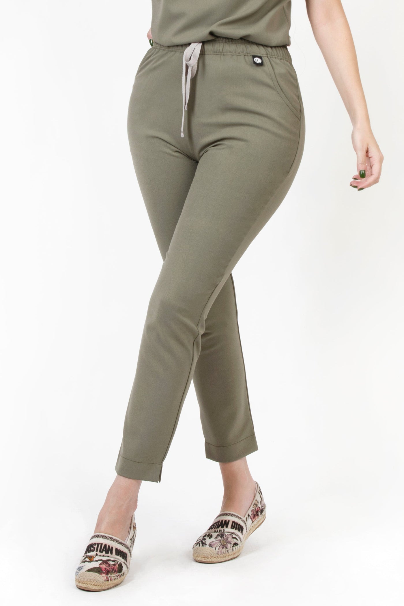 Victory Olive Scrub Pants