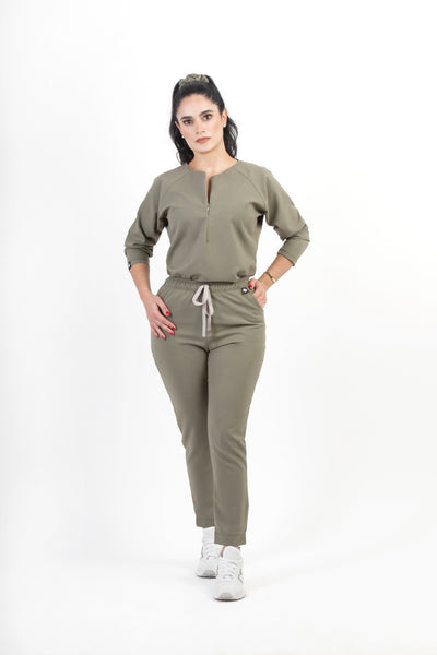 Fall Olive Scrub Pants