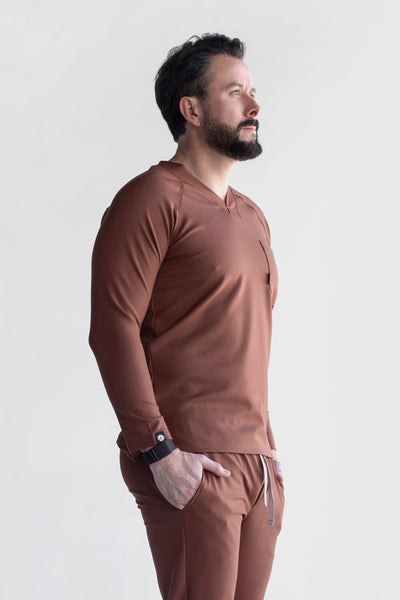 Classic Cocoa Scrub Top