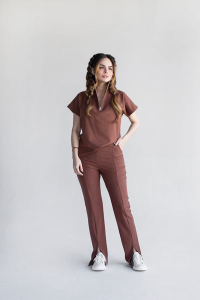 Victory Cocoa Scrub Pants