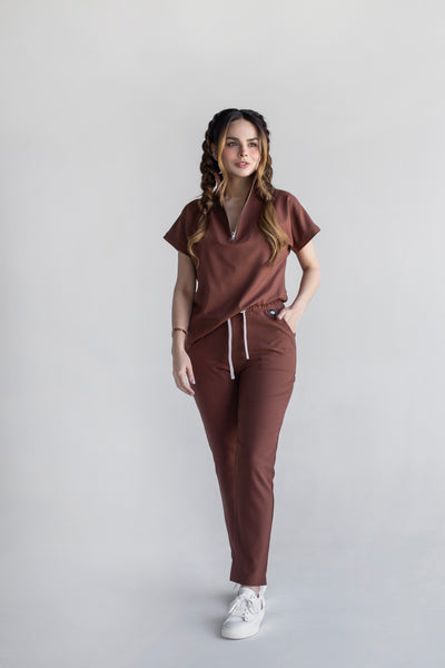 Victory Cocoa Scrub Pants