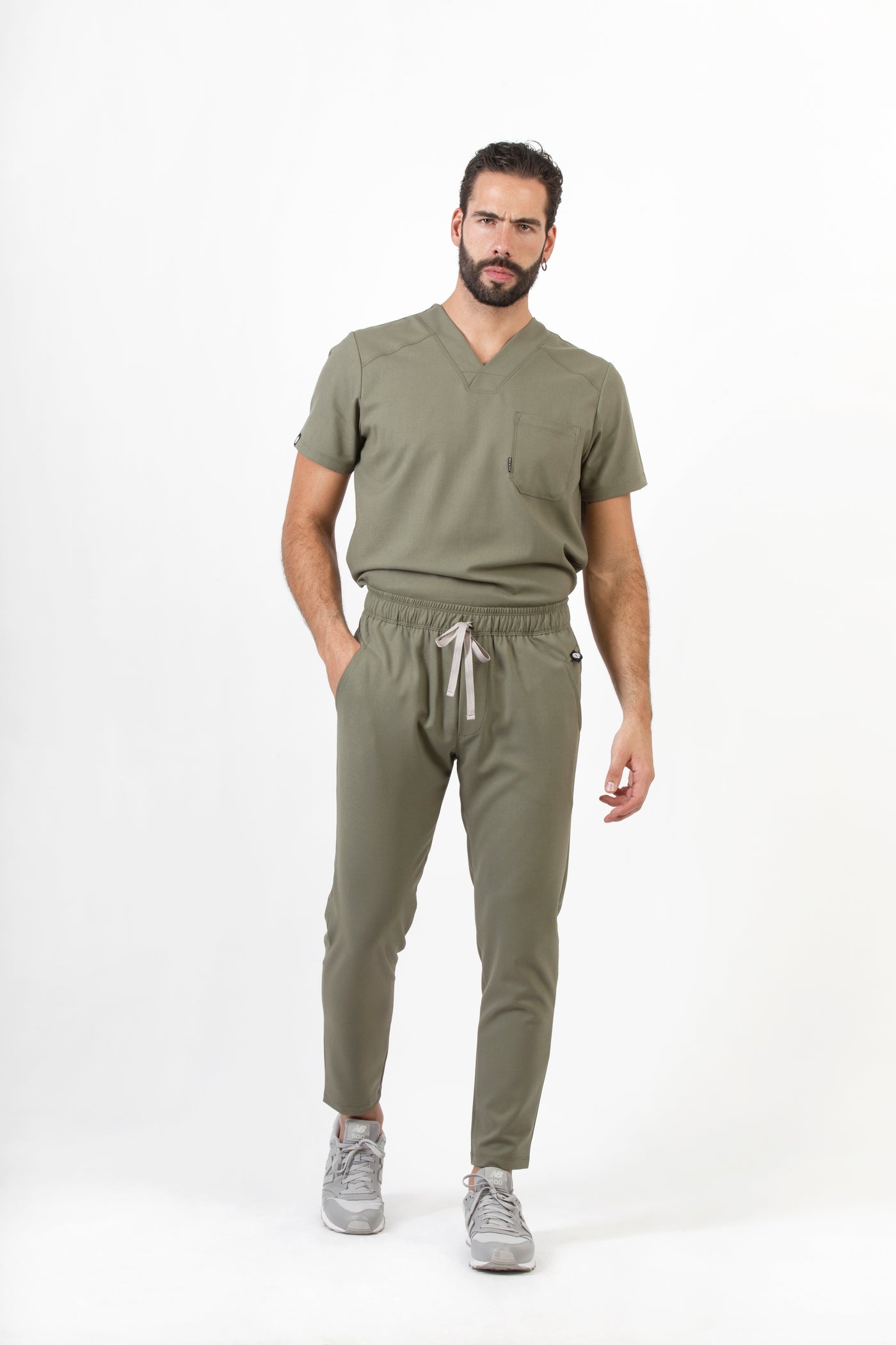 Fresh Olive Scrub Pants