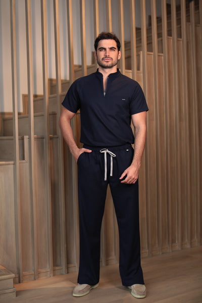 Harry Navy Scrub Pants