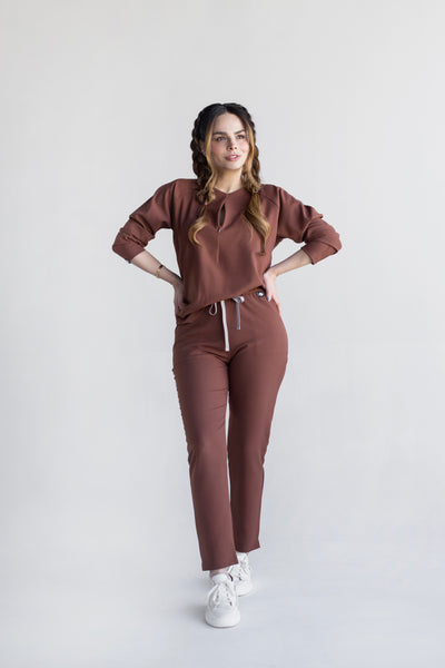 Fall Cocoa Scrub Pants
