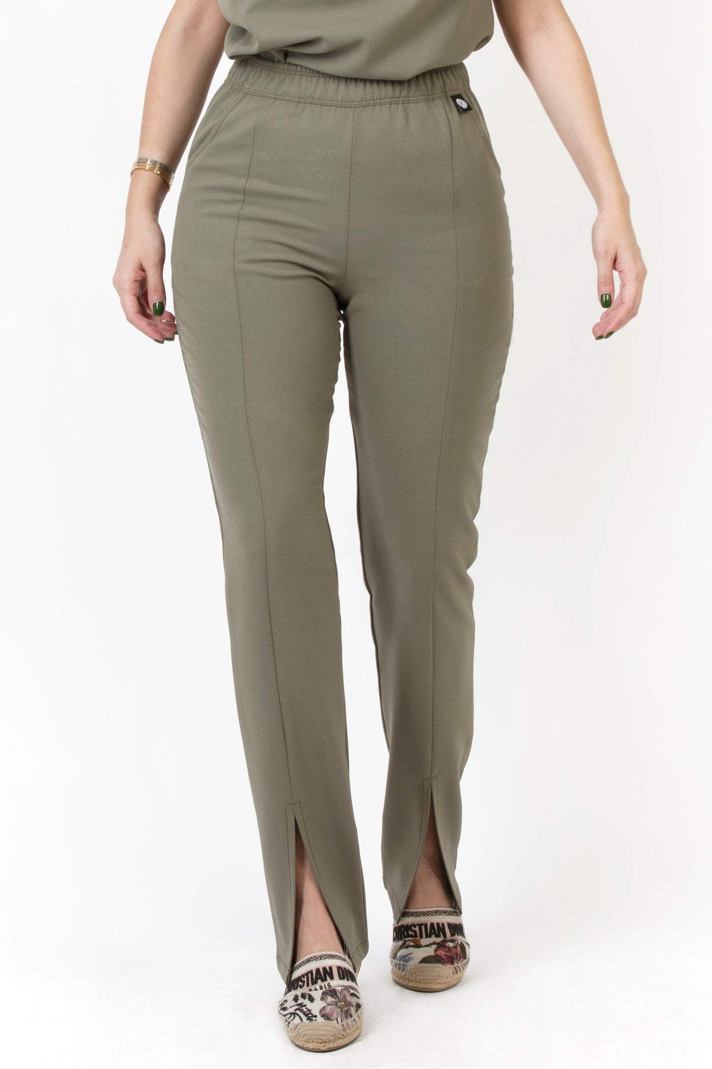 Victory Olive Scrub Pants