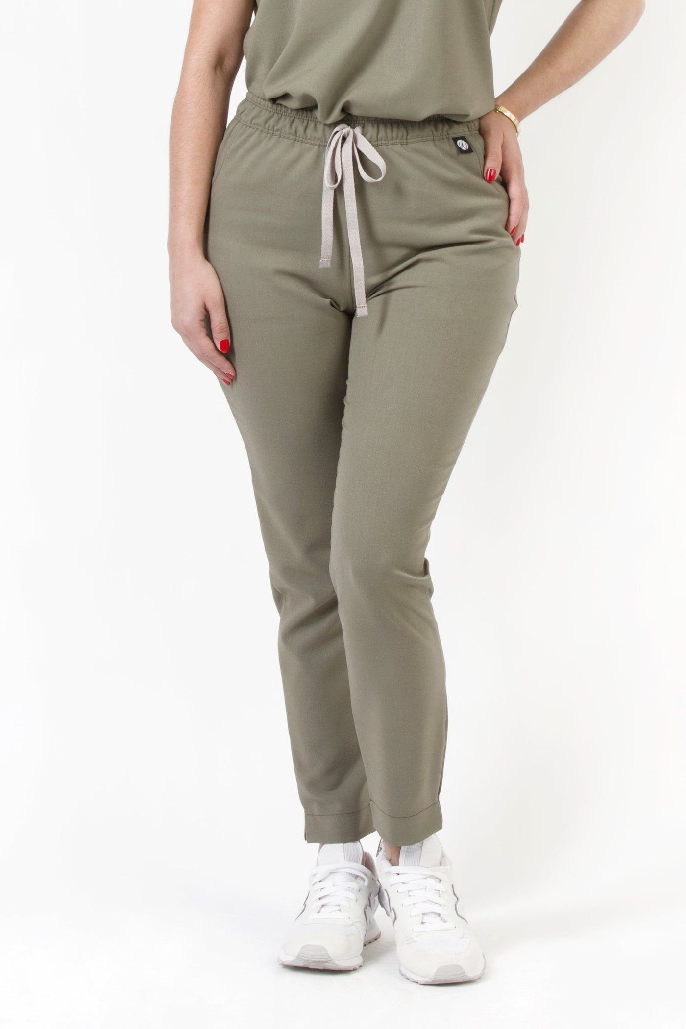 Glam Olive Scrub Pants