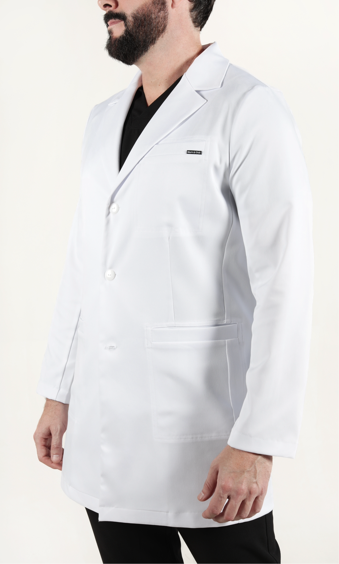 Men’s White Medic Coat