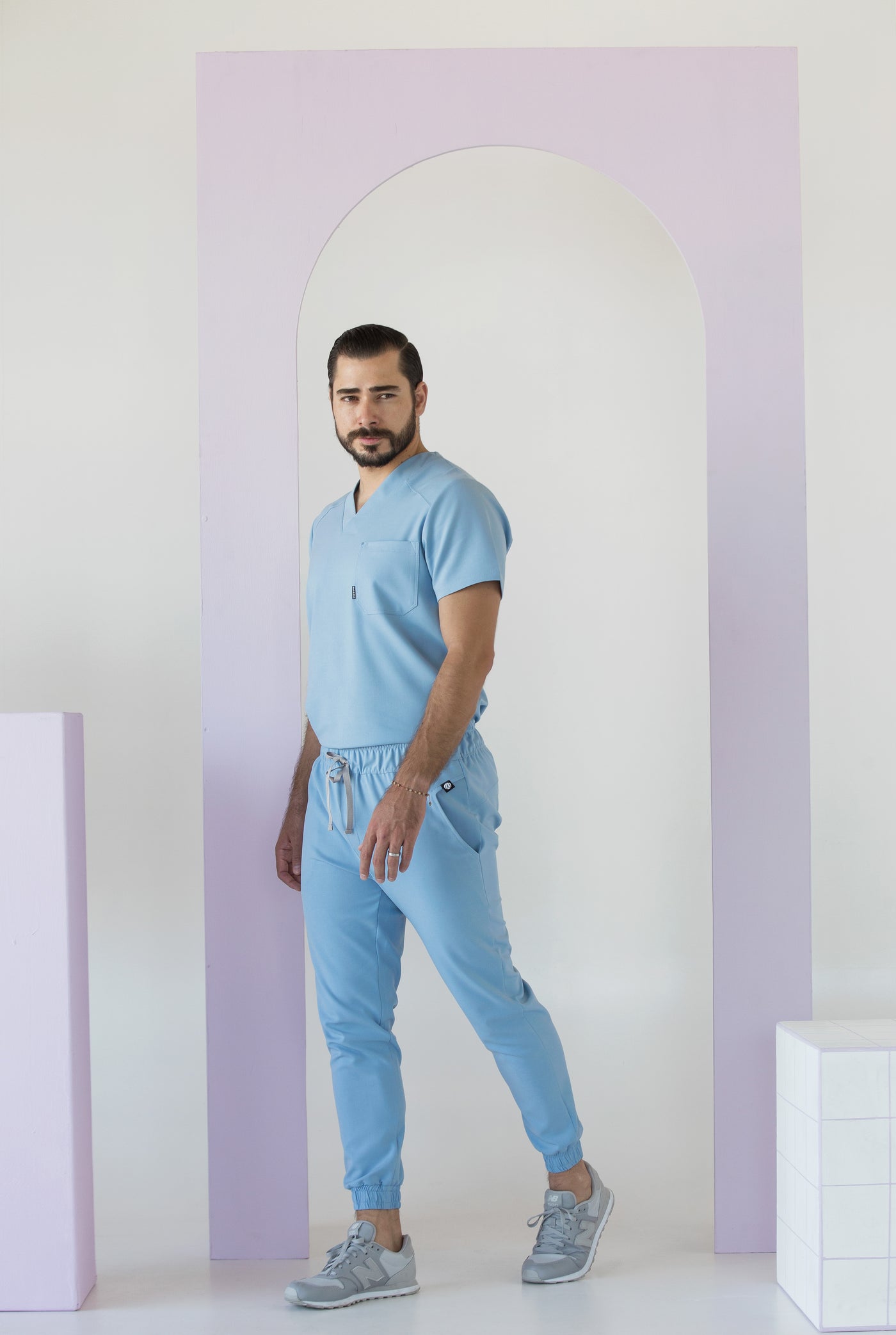 Fresh Dream Blue Scrub Pants