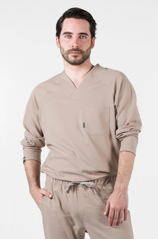 Classic Natural Scrub Top