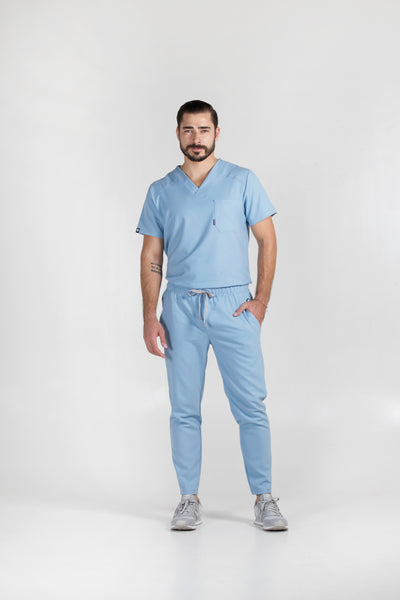 Fresh Dream Blue Scrub Pants