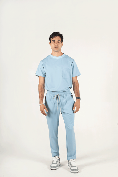 Sport Dream Blue Scrub Pants