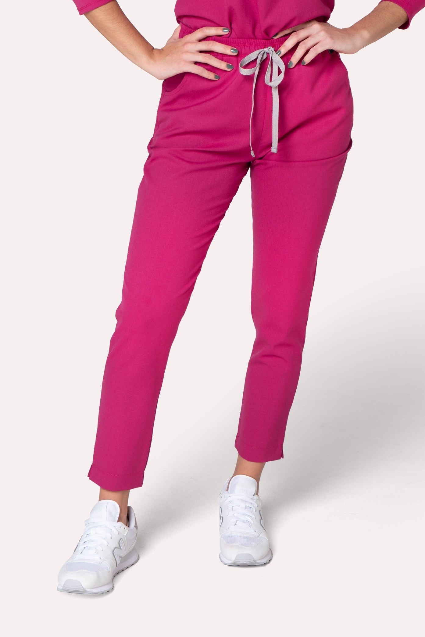 Fall Fucsia Scrub Pants