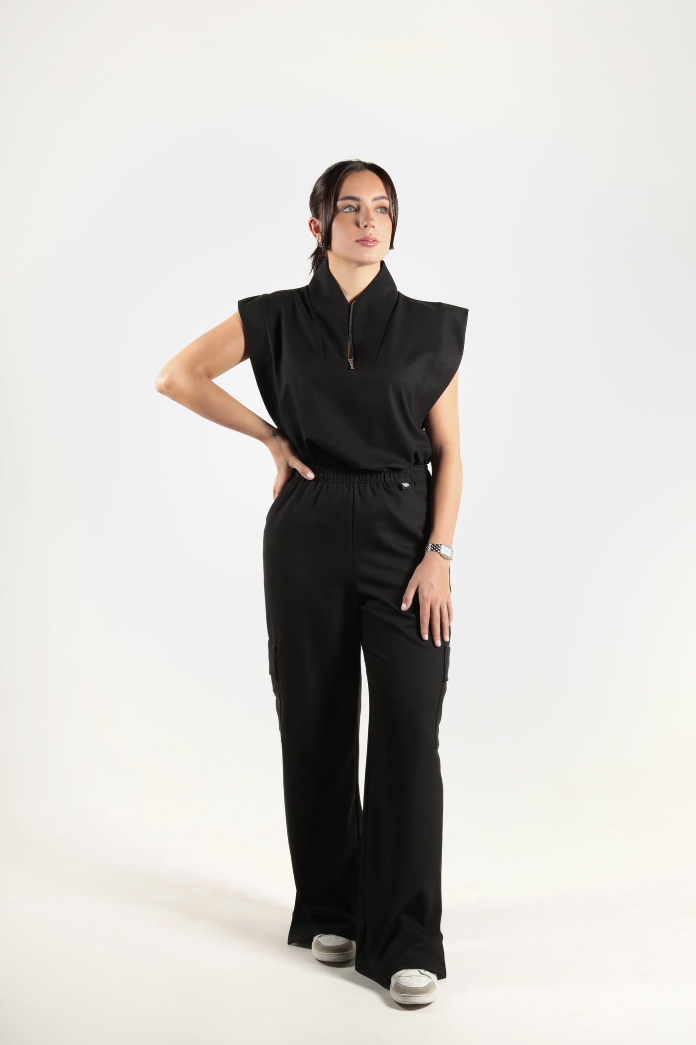 Kate Black Scrub Pants
