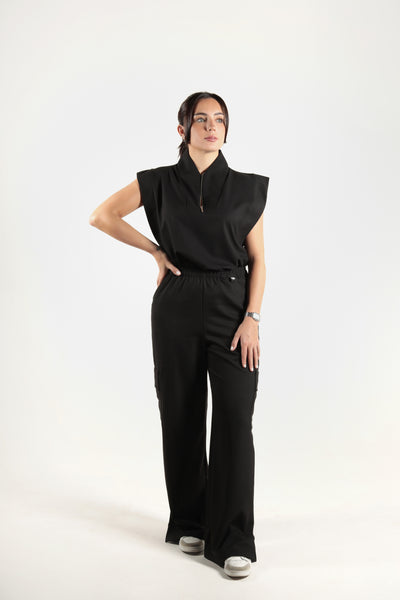 Kate Black Scrub Pants