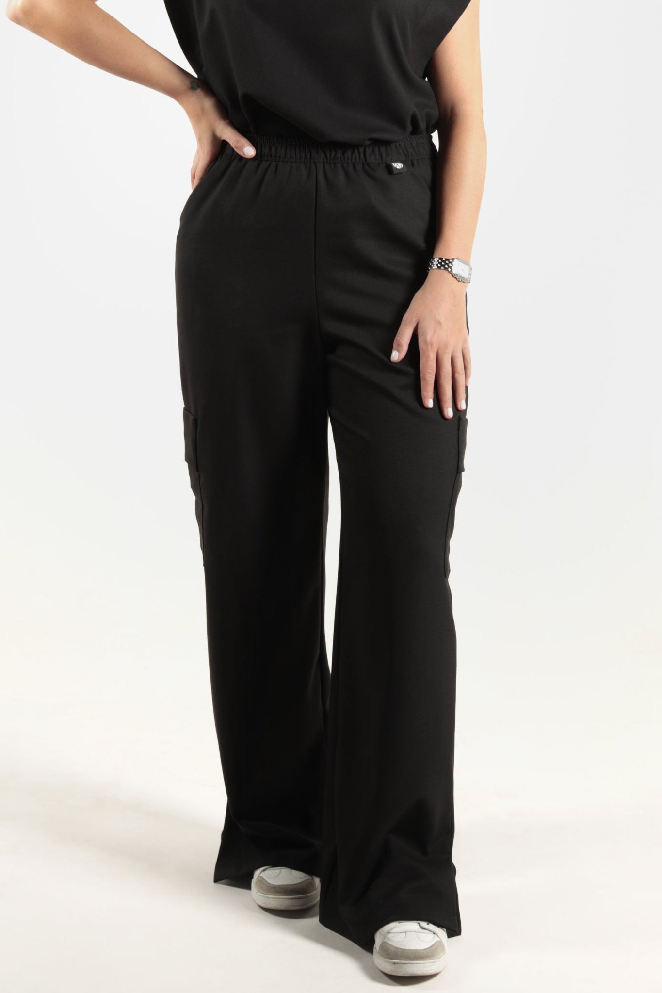 Kate Black Scrub Pants