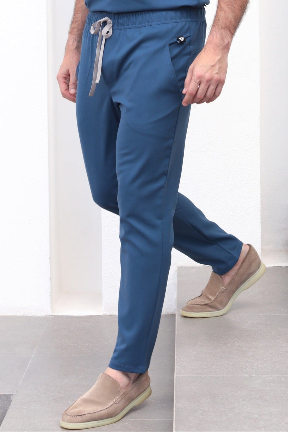 Fresh Indigo Scrub Pants