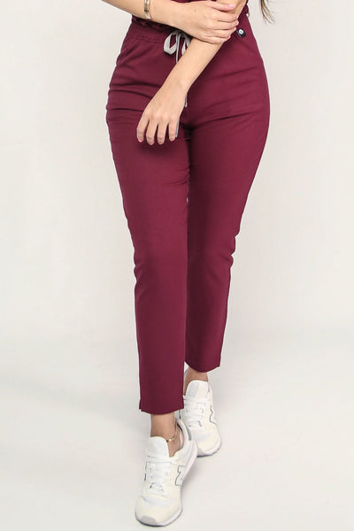 Victory Burgundy Scrub Pants