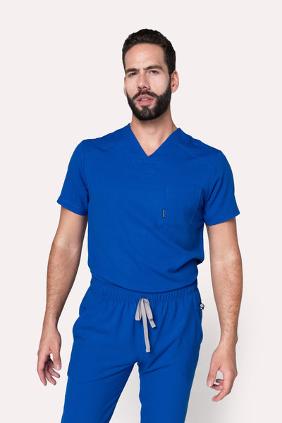 Fresh Royal Blue Scrub Top