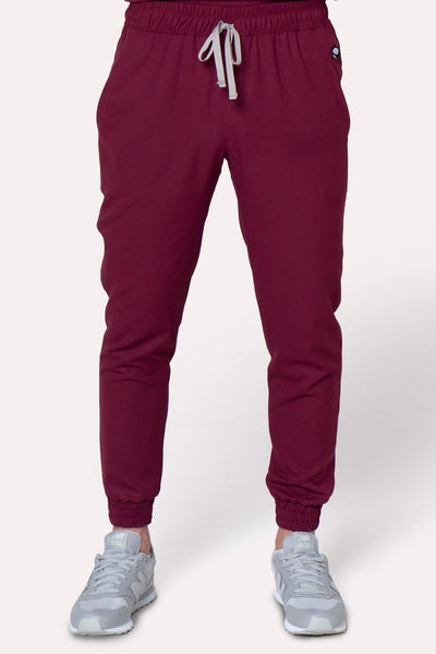 Fresh Burgundy Scrub Pants