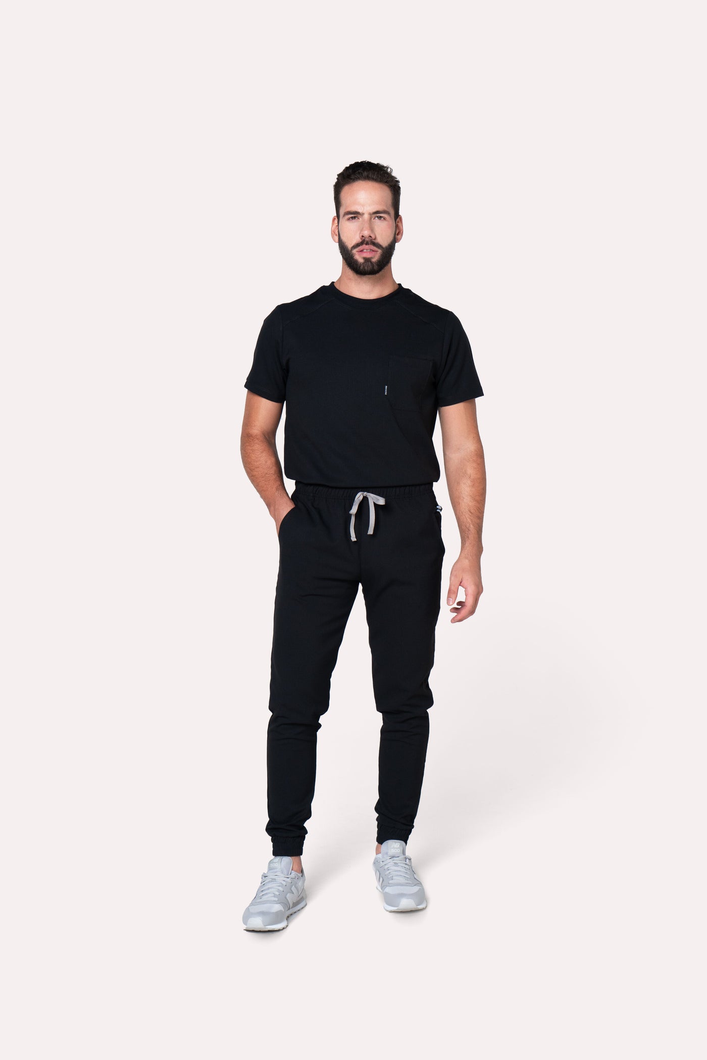 Sport Black Scrub Pants