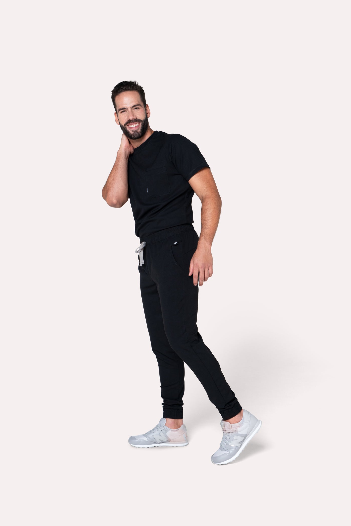 Sport Black Scrub Pants