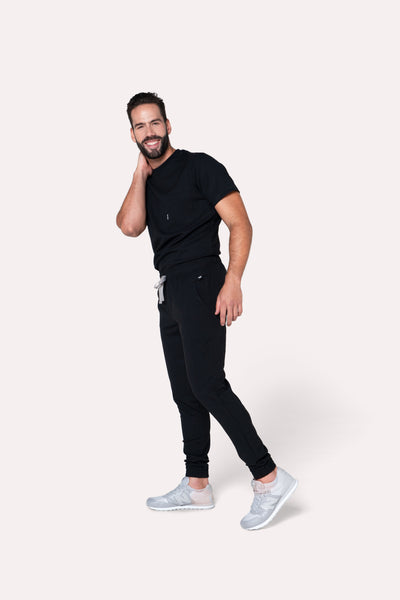 Sport Black Scrub Pants