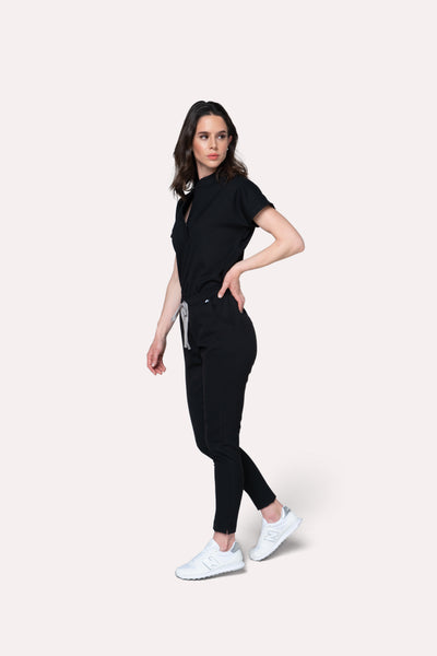 Glam Black Scrub Pants