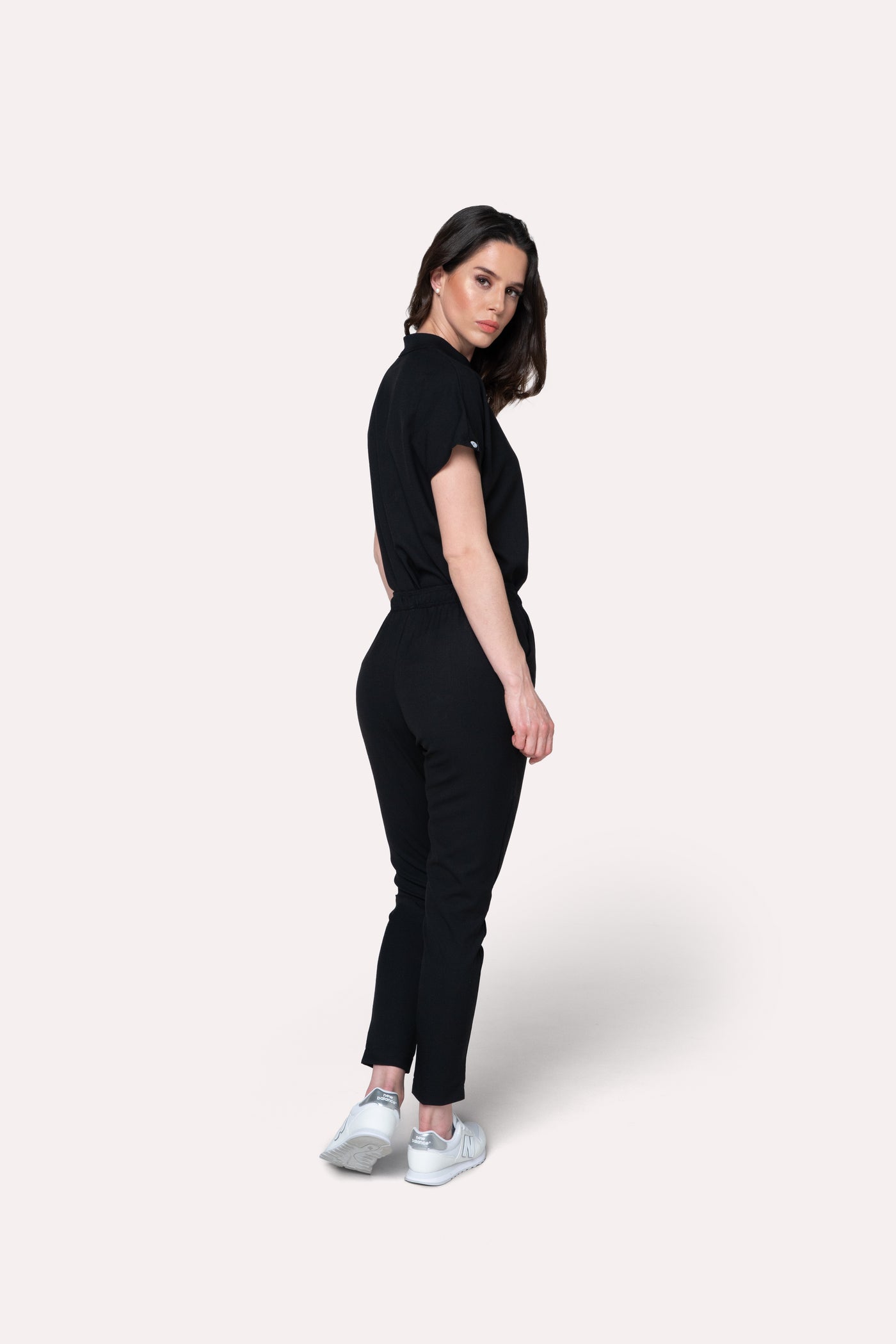 Glam Black Scrub Pants