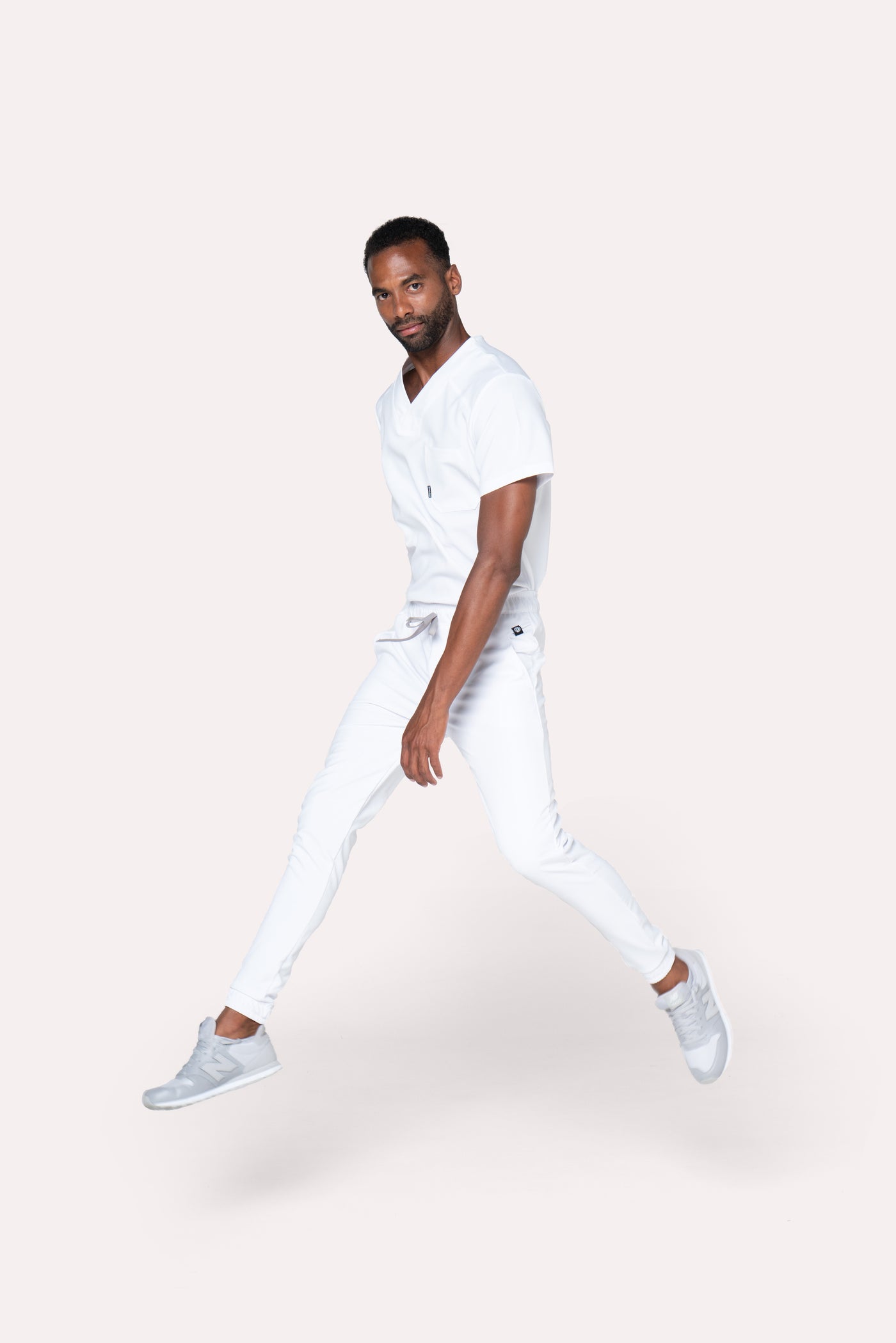 Fresh White Scrub Pants