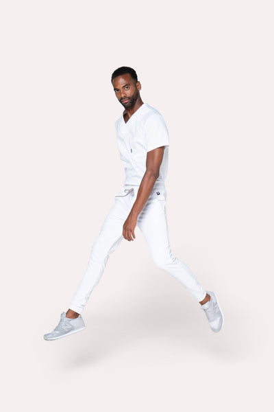 Fresh White Scrub Pants