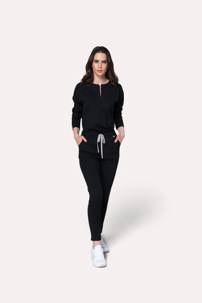 Fall Black Scrub Pants