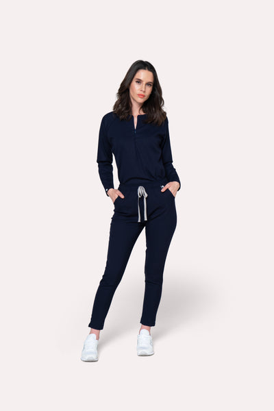 Fall Navy Scrub Pants