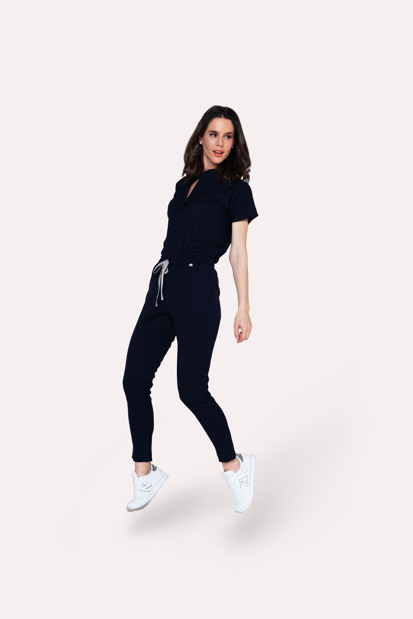 Glam Navy Scrub Pants