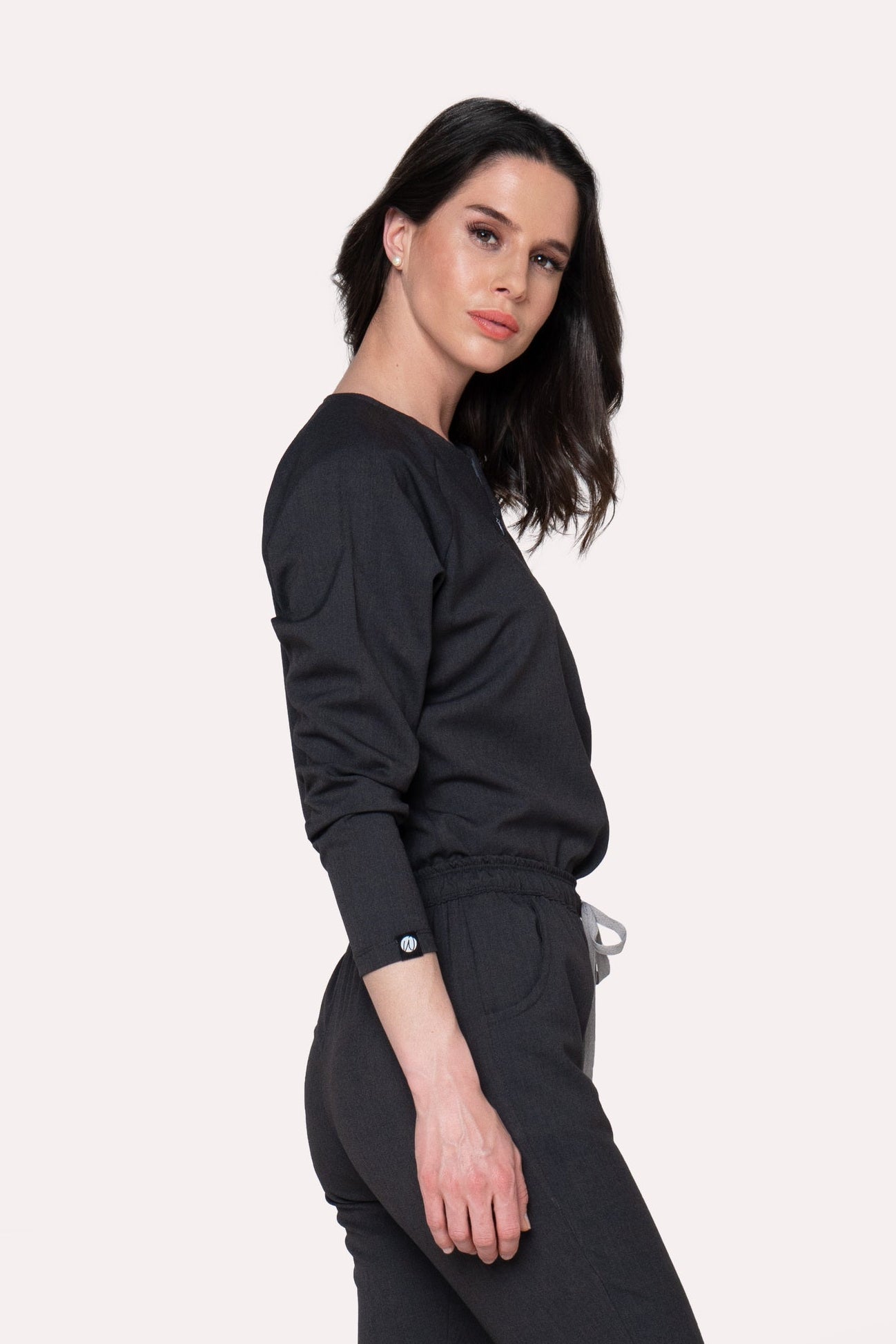 Fall Oxford Scrub Top