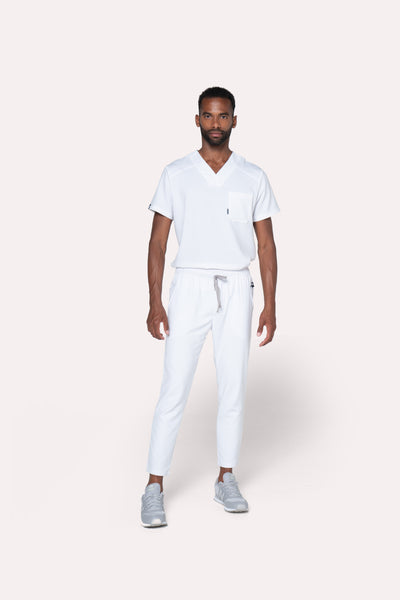 Fresh White Scrub Pants