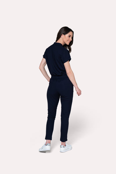 Glam Navy Scrub Pants
