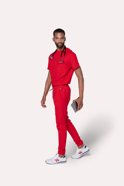 Sport Red Scrub Pants