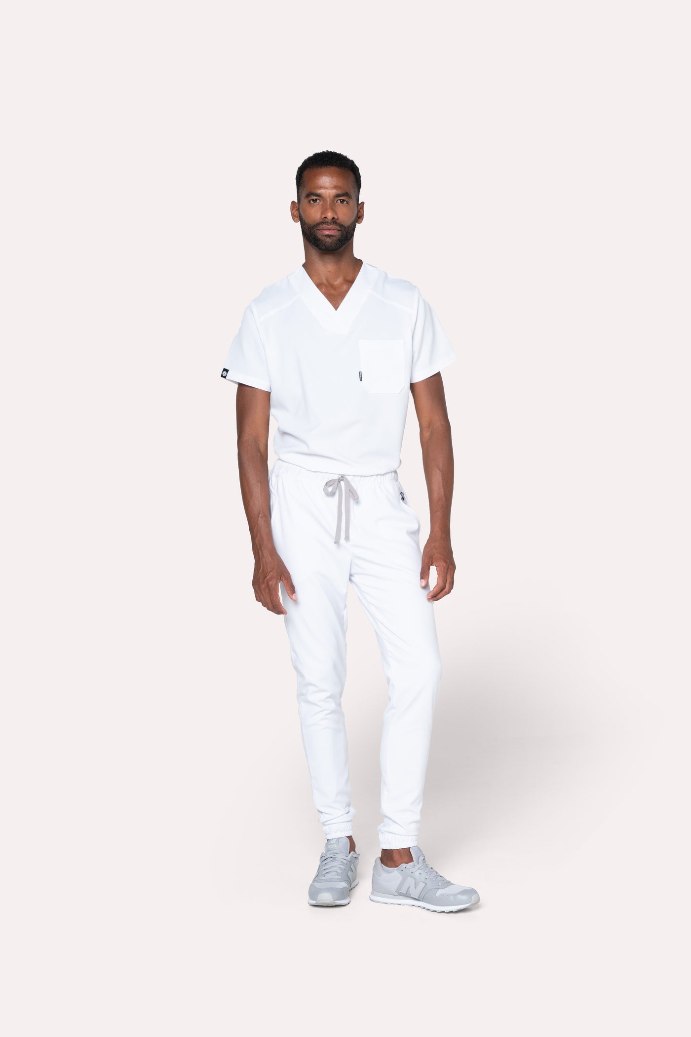 Fresh White Scrub Pants