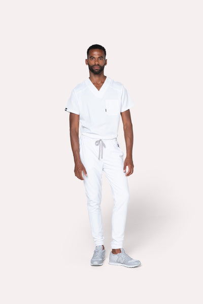 Fresh White Scrub Pants