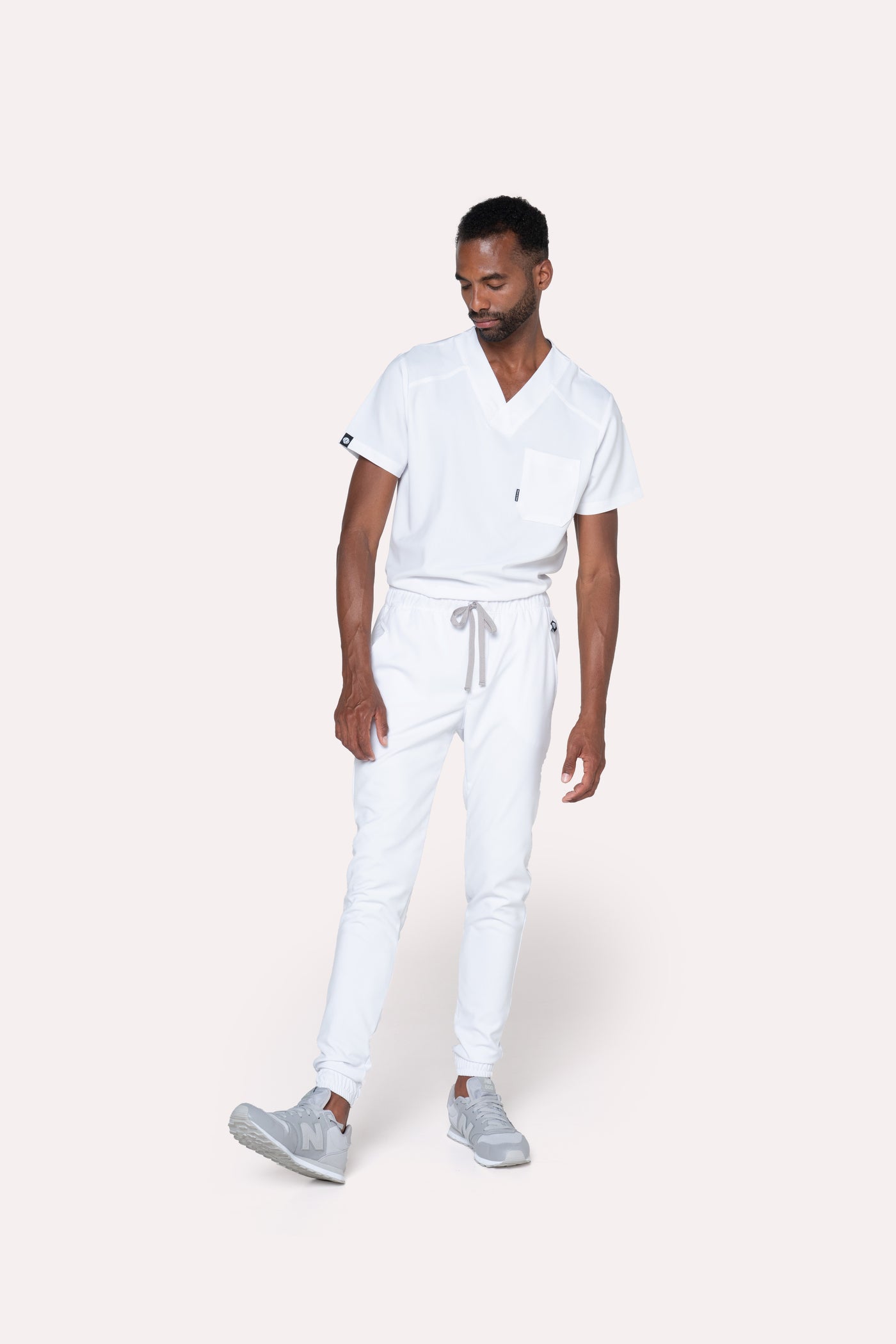 Fresh White Scrub Pants