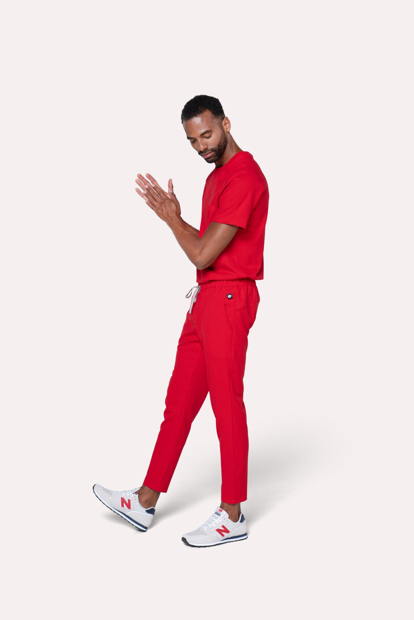 Sport Red Scrub Pants