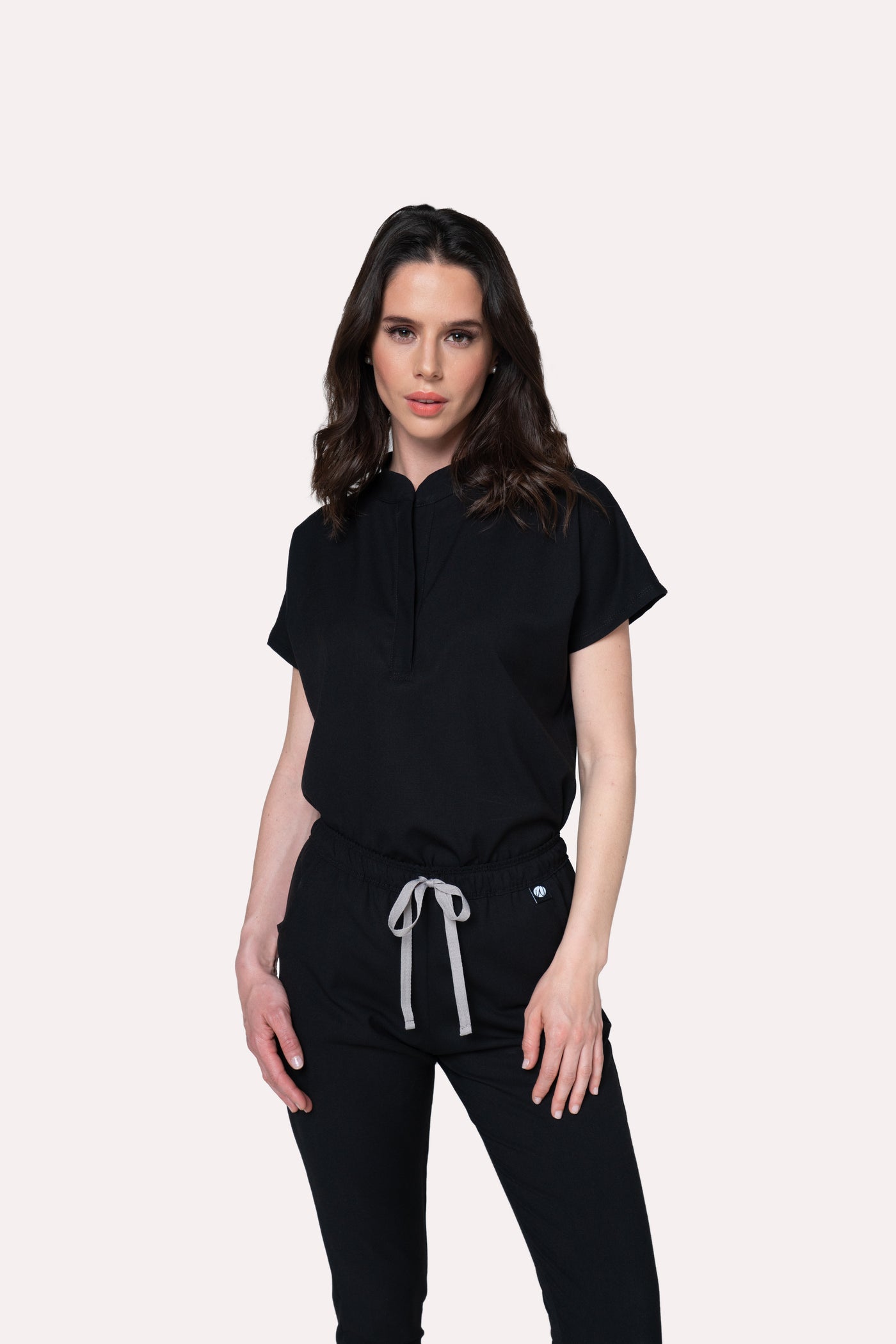 Glam Black Scrub Top