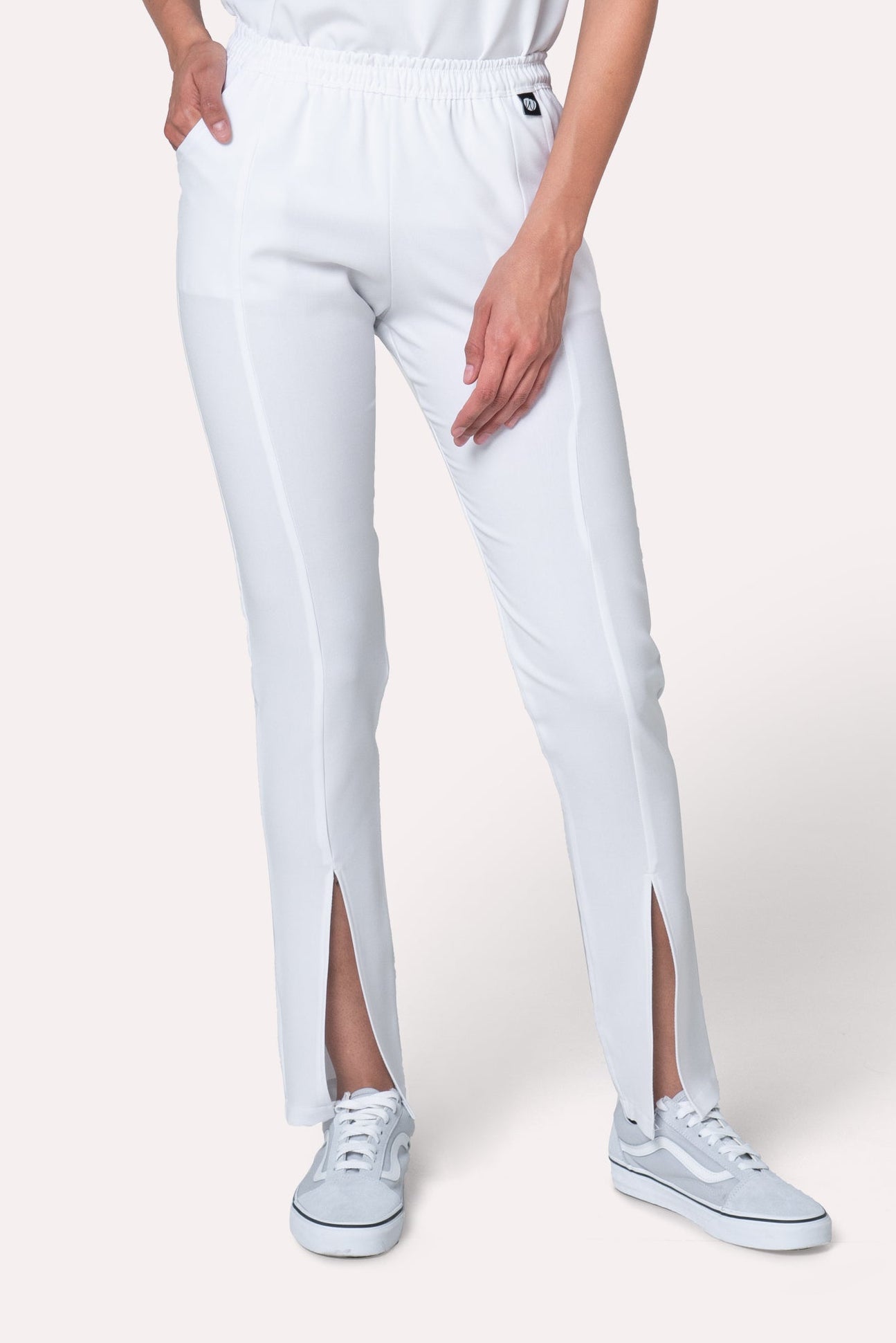 Victory White Scrub Pants