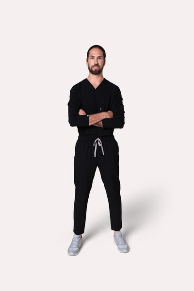 Classic Black Scrub Pants