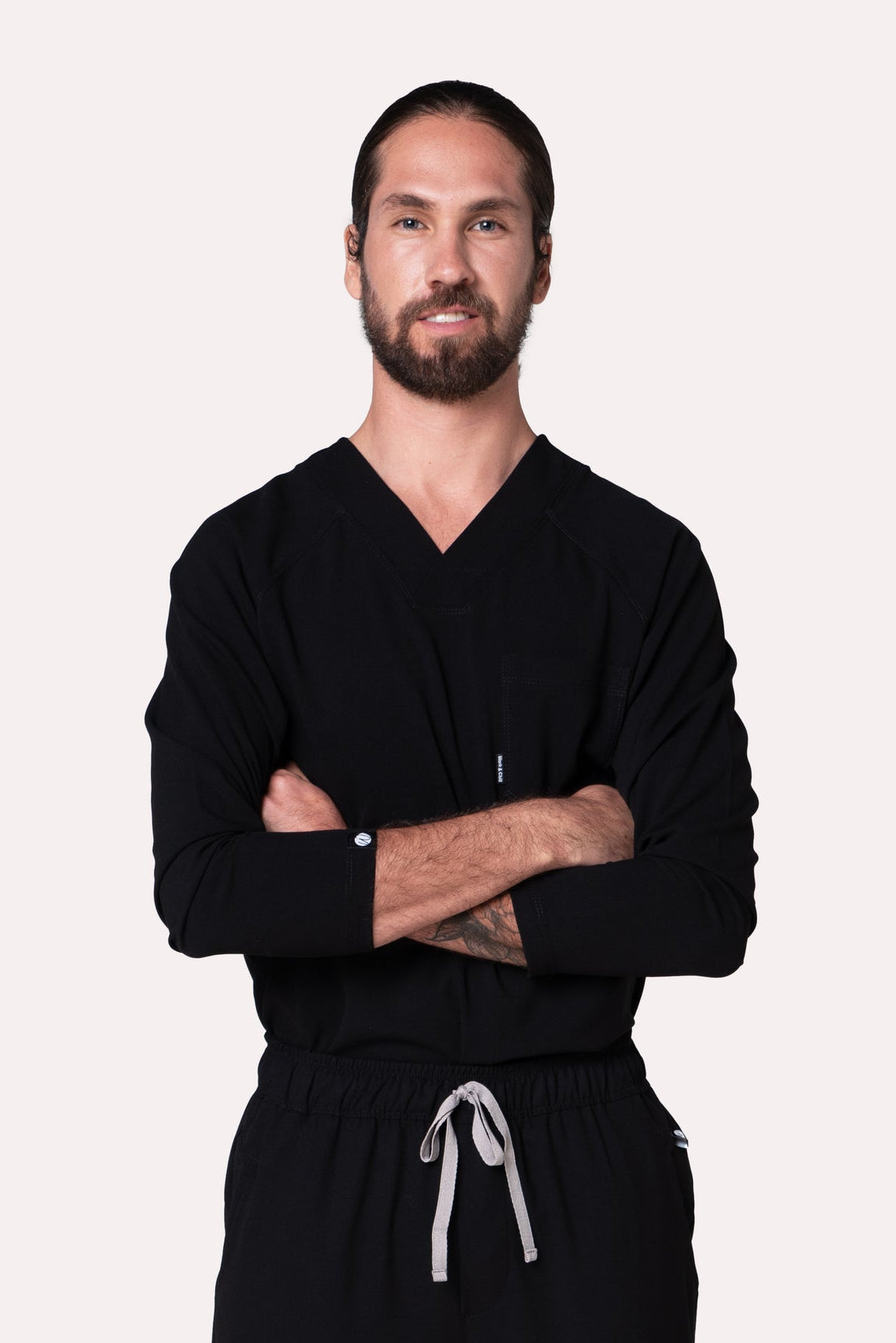 Classic Black Scrub Top