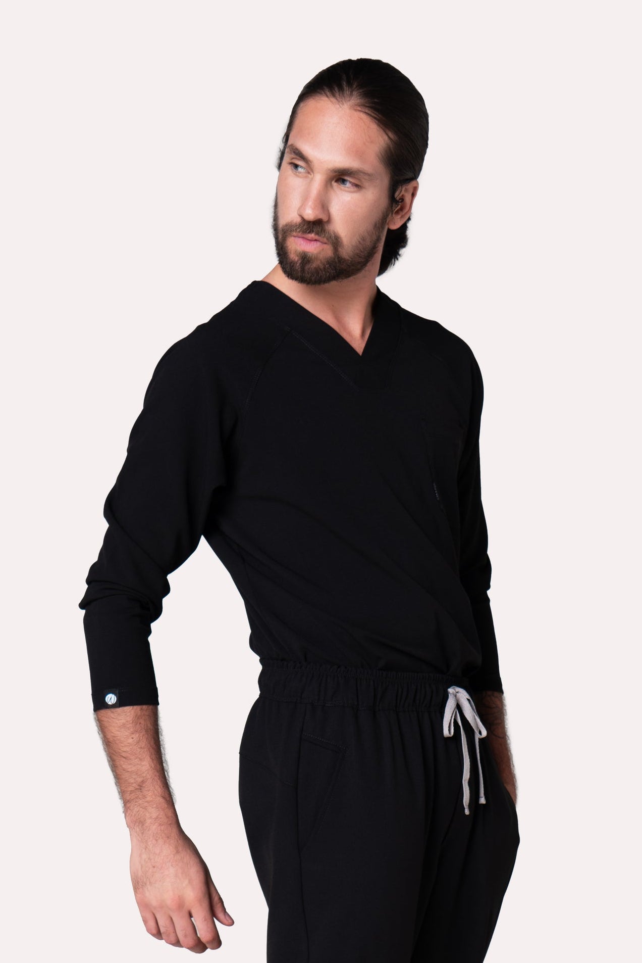 Classic Black Scrub Top