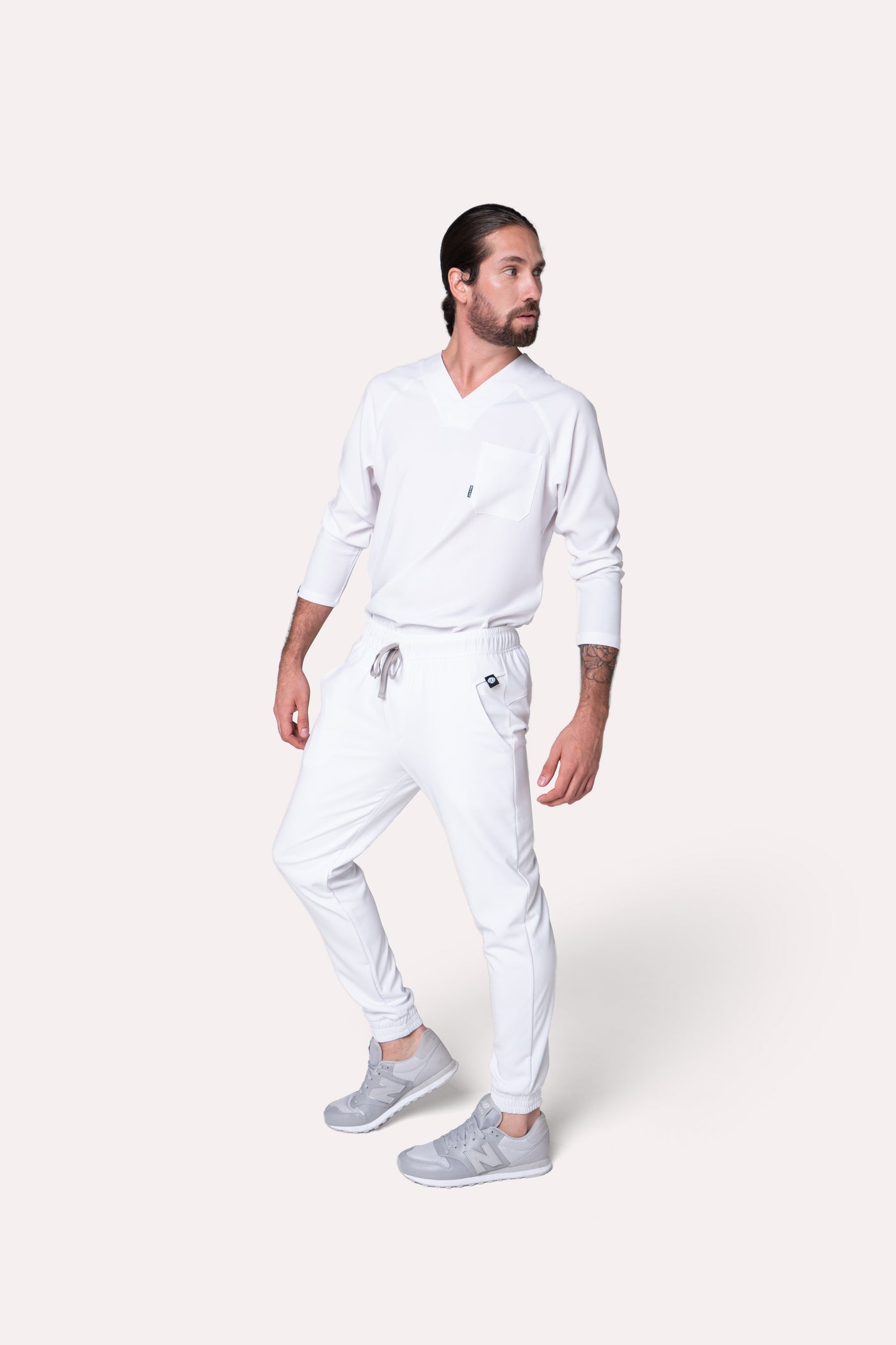 Classic White Scrub Pants