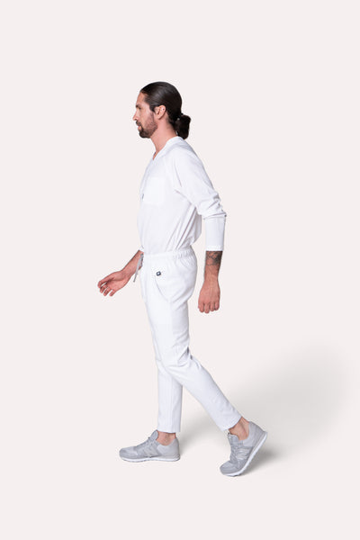 Classic White Scrub Pants