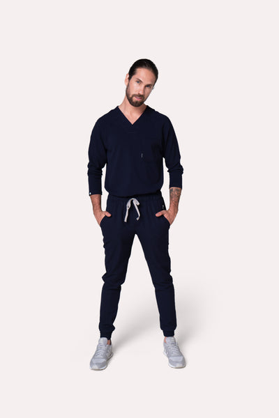 Classic Navy Scrub Pants