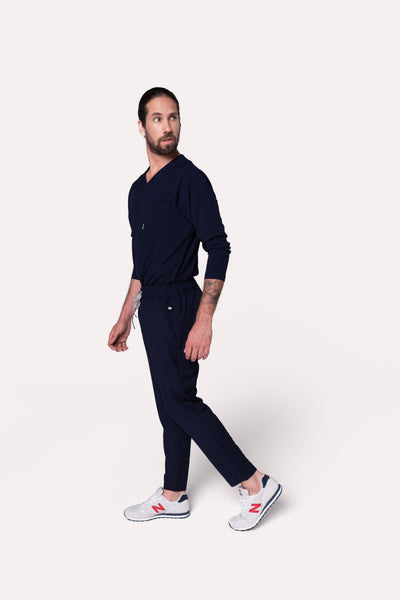 Classic Navy Scrub Pants